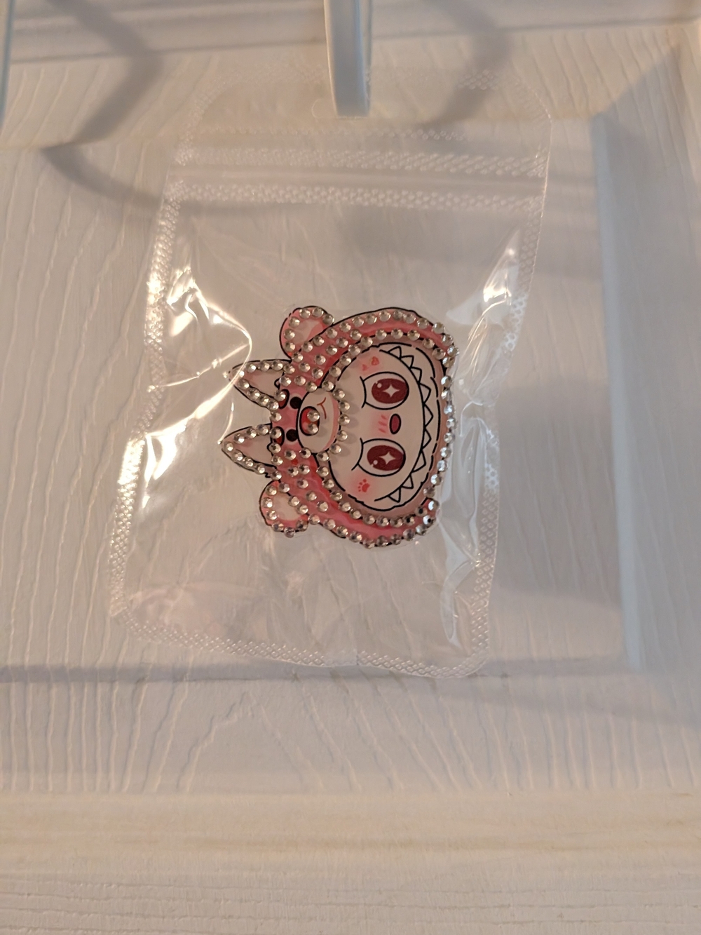 New Rhinestone Cartoon Monster Phone Grip